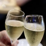 波へい - カヴァで乾杯〜♪