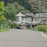 元祖手打そば いづるや - 到着寸前の風景