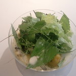 カセント - サラダ（スープがかかっています。）