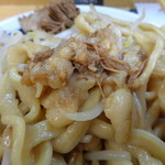 ラーメン二郎 - 野菜と一緒に