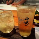 魚河岸 宮武 - こちらでは珍しくハイボールをオーダー(*θ∀θ)ﾉ
