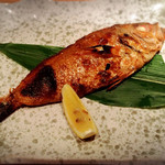 魚河岸 宮武 - のどぐろ塩焼。周りの方々、もれなく注文されてました (*ﾉ∀`*)