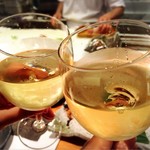 魚河岸 宮武 - 辛口で美味しい宮武さんのグラスワイン白！