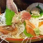 味の食彩館 - 名物の舟盛りは想像以上