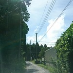 味の食彩館 - 帰り道、車内から