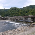 芳汕 - 渡月橋、、取り合えずビールや！