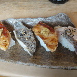 鮨 笹元 - 締めの炙り寿司