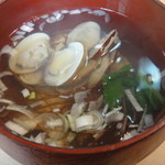 鮨 笹元 - アサリのお吸い物