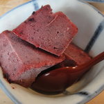 鮨 笹元 - 鴨川産ブルーベリーシャーベット