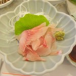 稲子湯 - 夕食(佐久鯉のあらい)