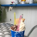 in BLU,  - チョコとバナナのジェラート