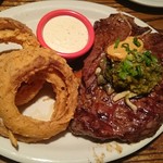 Lone Star Steakhouse & Saloon - ポーターハウス567g　$44.99