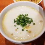 麺屋 六感堂 - うにくつけそば(エスプーマ仕立て)＋炙り肉増し