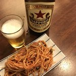 立ち呑み くにし - スパサラ（ナポリタン）