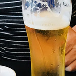 天山閣 - 父のビール