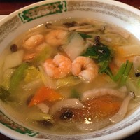 杏梨　チャイニーズキッチン 品川インターシティ店 - 海老塩ラーメン