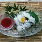 料理思考室 かご - 梅肉たれに鱧