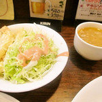 みすたーらいおん - サラダ　スープ