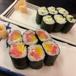 海鮮料理 吾作どん  - H.30.7.24.夕 トロたく巻・かっぱ巻