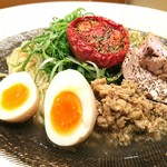 饗 くろ喜 - 地鶏あぶらそば 1300円