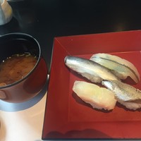 一舞庵 - 2018年8月。お好みのお寿司。