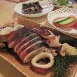 Robata No Ganso Shushi Oozeki - いか姿焼き