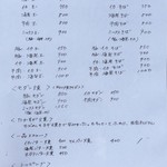 お好み焼き ちとせ - メニュー