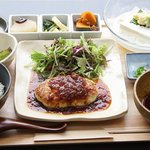 生豆庵 - 豆腐ハンバーグのランチ900円