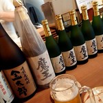 やっこ - 焼酎が並んでいます！