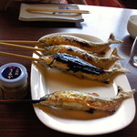 杉ケ瀬ヤナ - １０月にしてはあまり大きくないですね