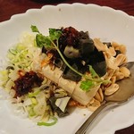 中華料理 マルコウ - ピータン豆腐