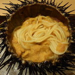 神保町 傳 - 雲丹と素麺をよく和えていただきました。＾＾