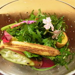 神保町 傳 - 定番の野菜サラダ