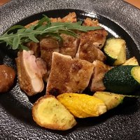 ブルーキッチン 堺筋本町店 - 丹波鶏もも肉のグリル