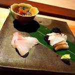 XEX ATAGO GREEN HILLS / tempura & sushi An - 刺身盛り合わせ