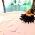 イチリン ハナレ - オコゲとムラサキウニとキャビア