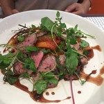 ビストロ ダイア - 仔羊肩ロースのロースト行者にんにくソース