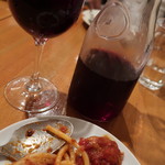 ブチ ボッケーノ - 赤ワイン、デキャンタで。('2018.5月)