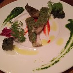 ブチ ボッケーノ - 「岡山県産スズキの香草パン粉焼き」
      ('2018.5月)