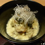 神保町 傳 - 鱧の天ぷら　鰯のつみれ　豆腐　卵あんかけ