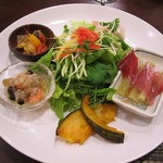 Hanamura - 野菜畑ランチ　の　たっぷり野菜の前菜