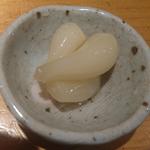 平和寿司 - 自家製のらっきょう