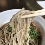 しな川 - 見事な蕎麦でしょうが・・
      手打ちの二八ですよ