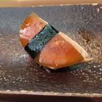 すし匠 - あん肝奈良漬け 握り