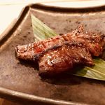 髭戎 - ひこま豚のハツの西京焼き