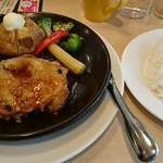 ジョナサン - 地鶏阿波尾鶏ステーキ醬油ガーリックソース