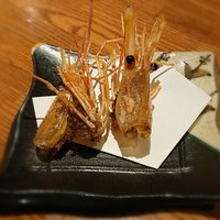 のどぐろ専門 銀座 中俣 - ボタン海老のお頭に再会♪