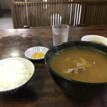 日精そば - カレーそばと、ごはんをいただきました(2018.8.25)