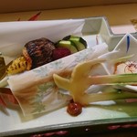 彩懐石 わらび高砂 - たかべのほうばやき