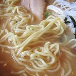 旨蔵麺 - メンは縮れ系の若干細めです